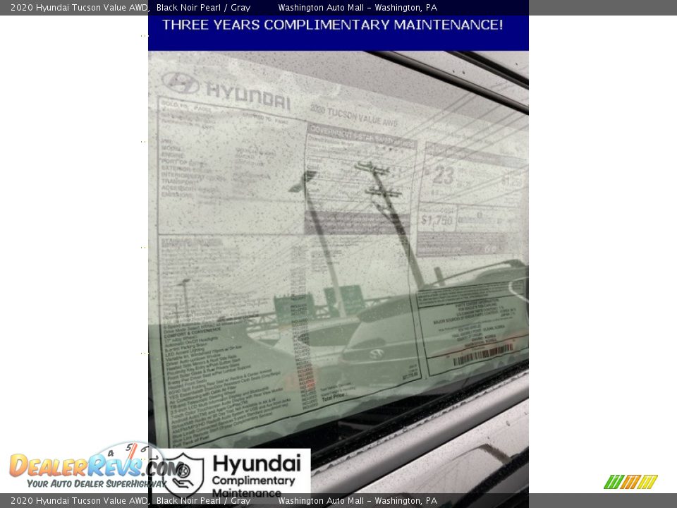 2020 Hyundai Tucson Value AWD Black Noir Pearl / Gray Photo #16