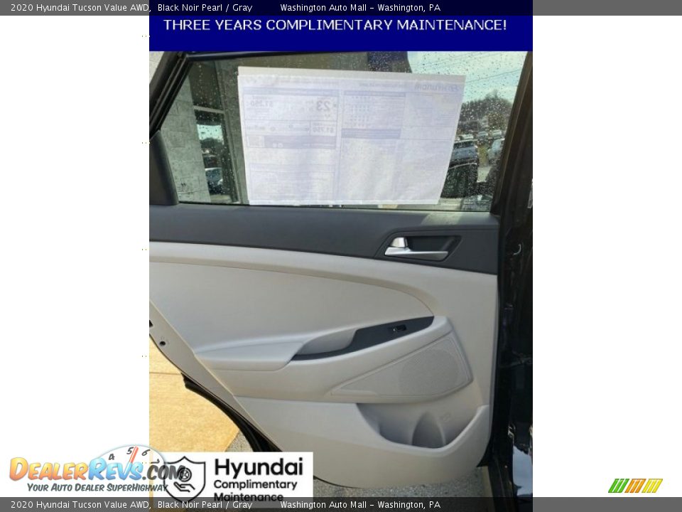 2020 Hyundai Tucson Value AWD Black Noir Pearl / Gray Photo #17