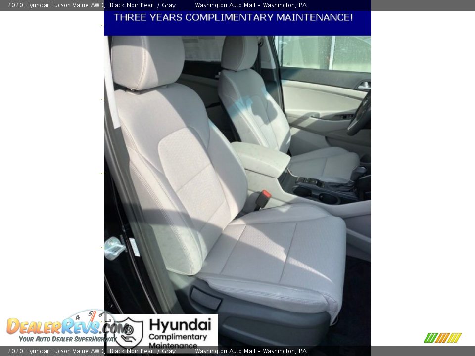 2020 Hyundai Tucson Value AWD Black Noir Pearl / Gray Photo #28