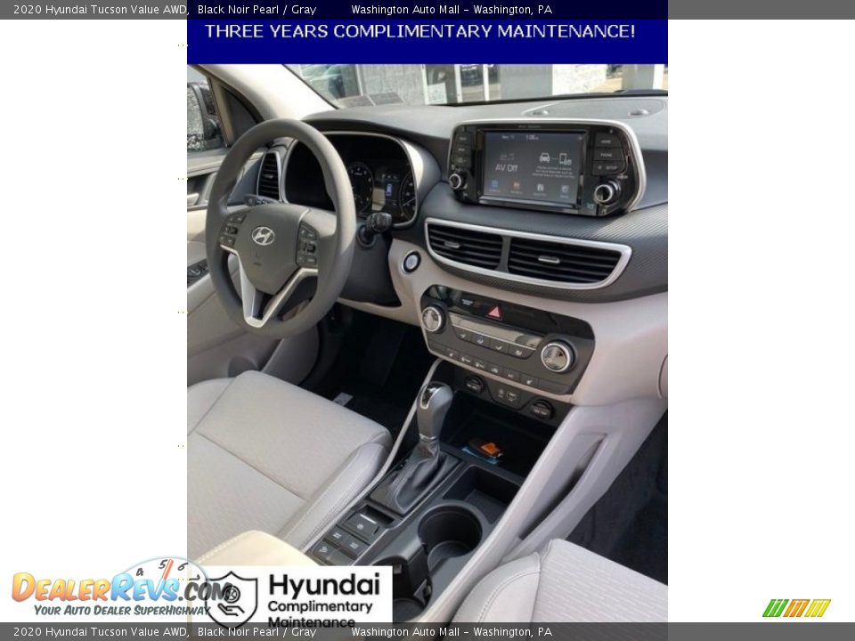 2020 Hyundai Tucson Value AWD Black Noir Pearl / Gray Photo #29
