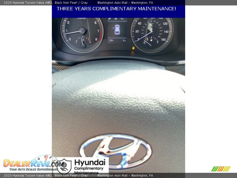 2020 Hyundai Tucson Value AWD Black Noir Pearl / Gray Photo #31