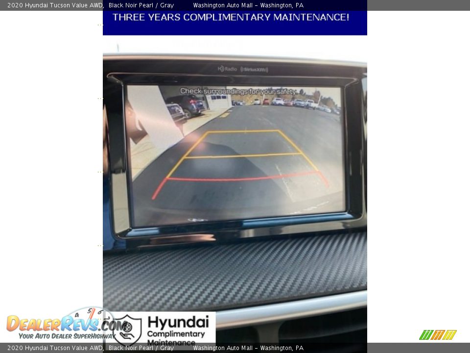 2020 Hyundai Tucson Value AWD Black Noir Pearl / Gray Photo #33