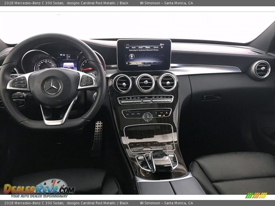 2018 Mercedes-Benz C 300 Sedan designo Cardinal Red Metallic / Black Photo #17