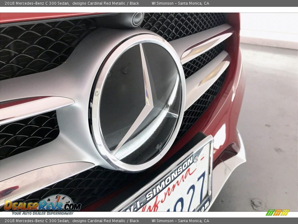 2018 Mercedes-Benz C 300 Sedan designo Cardinal Red Metallic / Black Photo #33