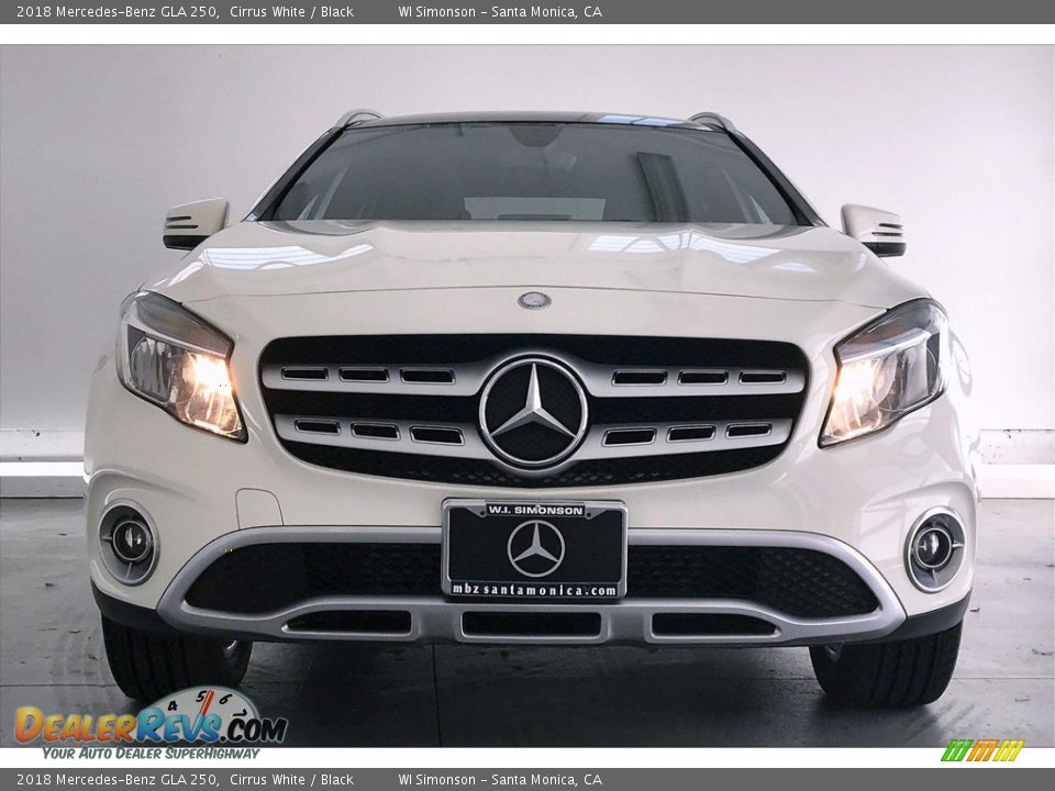 2018 Mercedes-Benz GLA 250 Cirrus White / Black Photo #2