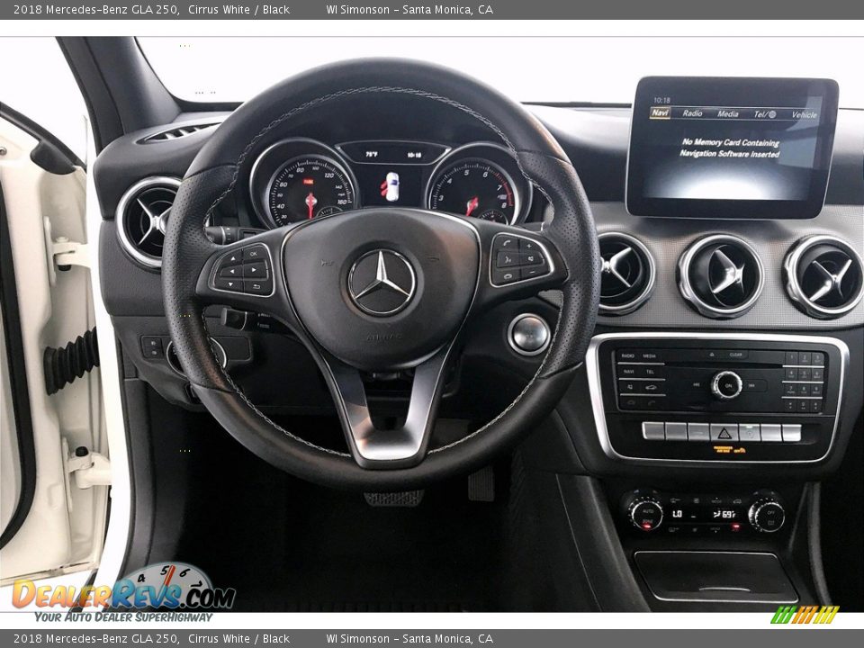 2018 Mercedes-Benz GLA 250 Cirrus White / Black Photo #4