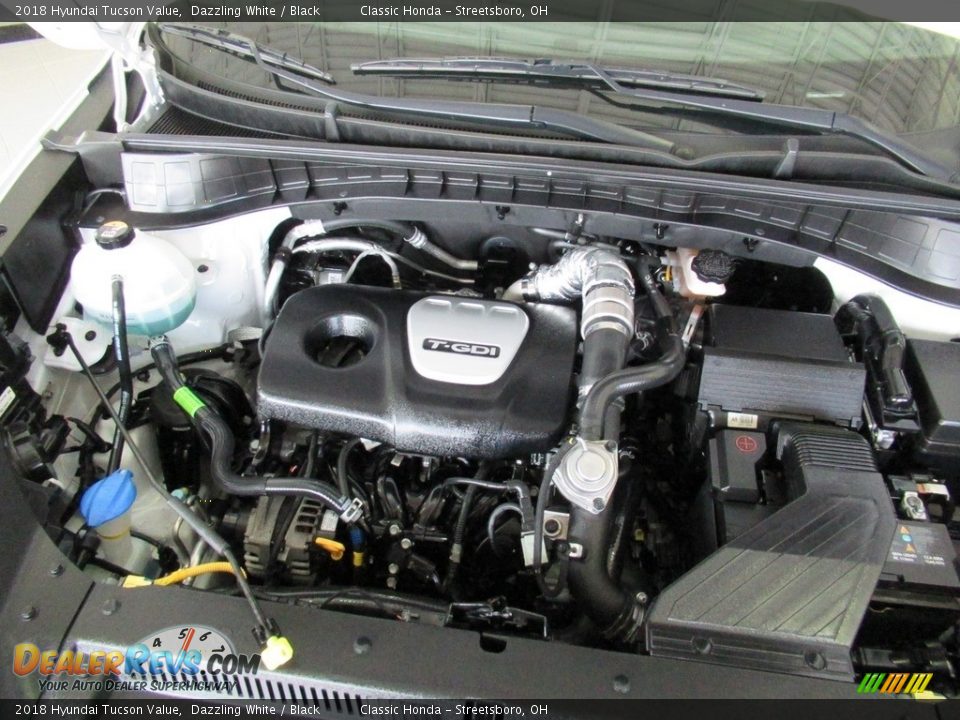 2018 Hyundai Tucson Value Dazzling White / Black Photo #35