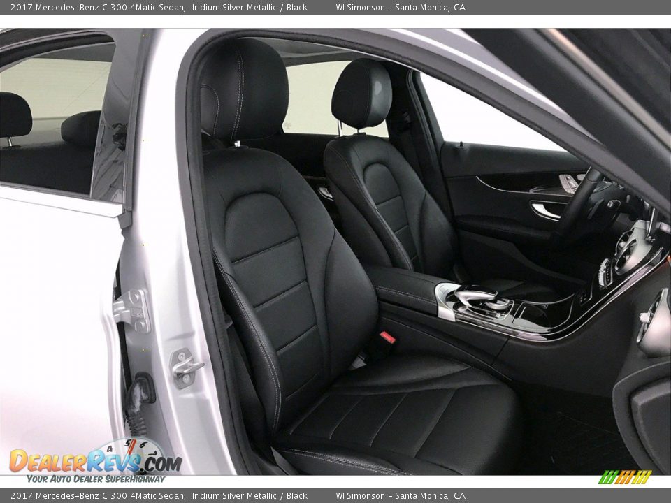 2017 Mercedes-Benz C 300 4Matic Sedan Iridium Silver Metallic / Black Photo #6