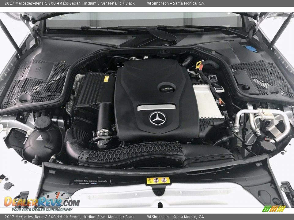 2017 Mercedes-Benz C 300 4Matic Sedan 2.0 Liter DI Turbocharged DOHC 16-Valve VVT 4 Cylinder Engine Photo #9