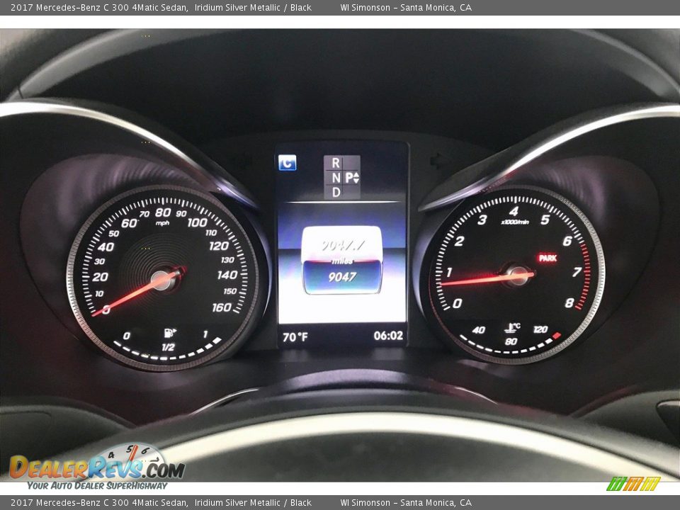 2017 Mercedes-Benz C 300 4Matic Sedan Gauges Photo #20