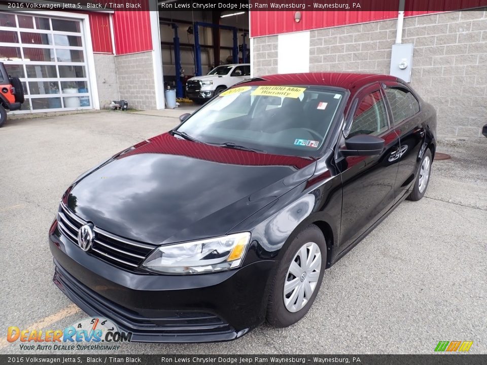 Black 2016 Volkswagen Jetta S Photo #1