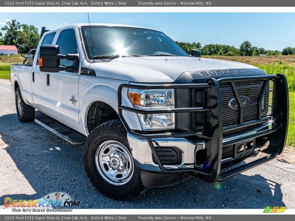 2015 Ford F250 Super Duty XL Crew Cab 4x4 Oxford White / Steel Photo #1