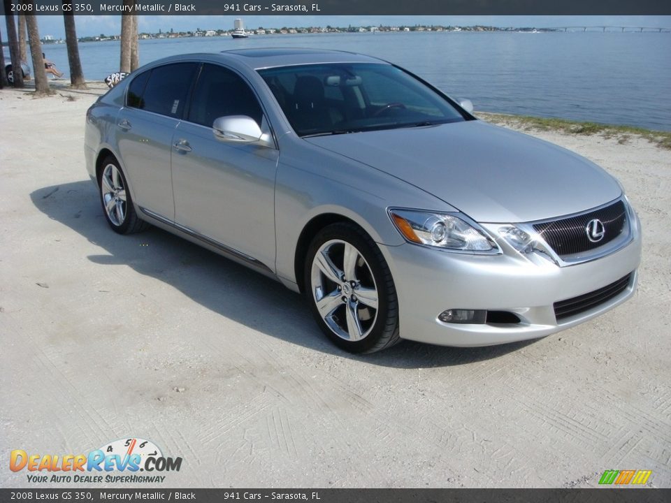 2008 Lexus GS 350 Mercury Metallic / Black Photo #1