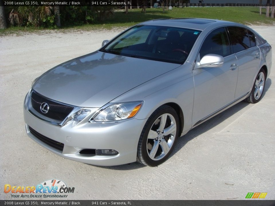 2008 Lexus GS 350 Mercury Metallic / Black Photo #3