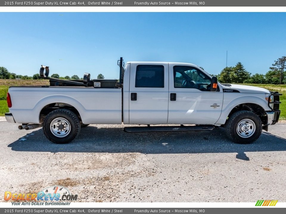 2015 Ford F250 Super Duty XL Crew Cab 4x4 Oxford White / Steel Photo #3