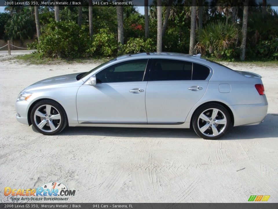 2008 Lexus GS 350 Mercury Metallic / Black Photo #4