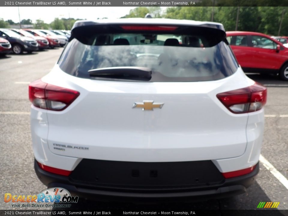 2021 Chevrolet TrailBlazer LS AWD Summit White / Jet Black Photo #4