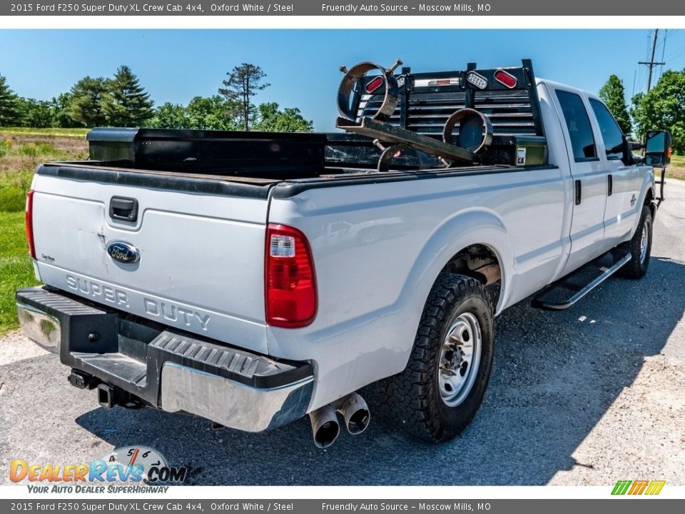 2015 Ford F250 Super Duty XL Crew Cab 4x4 Oxford White / Steel Photo #4