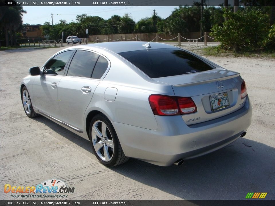 2008 Lexus GS 350 Mercury Metallic / Black Photo #5