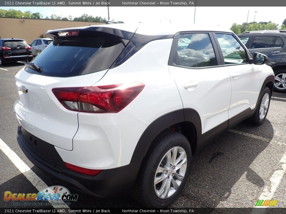 2021 Chevrolet TrailBlazer LS AWD Summit White / Jet Black Photo #5