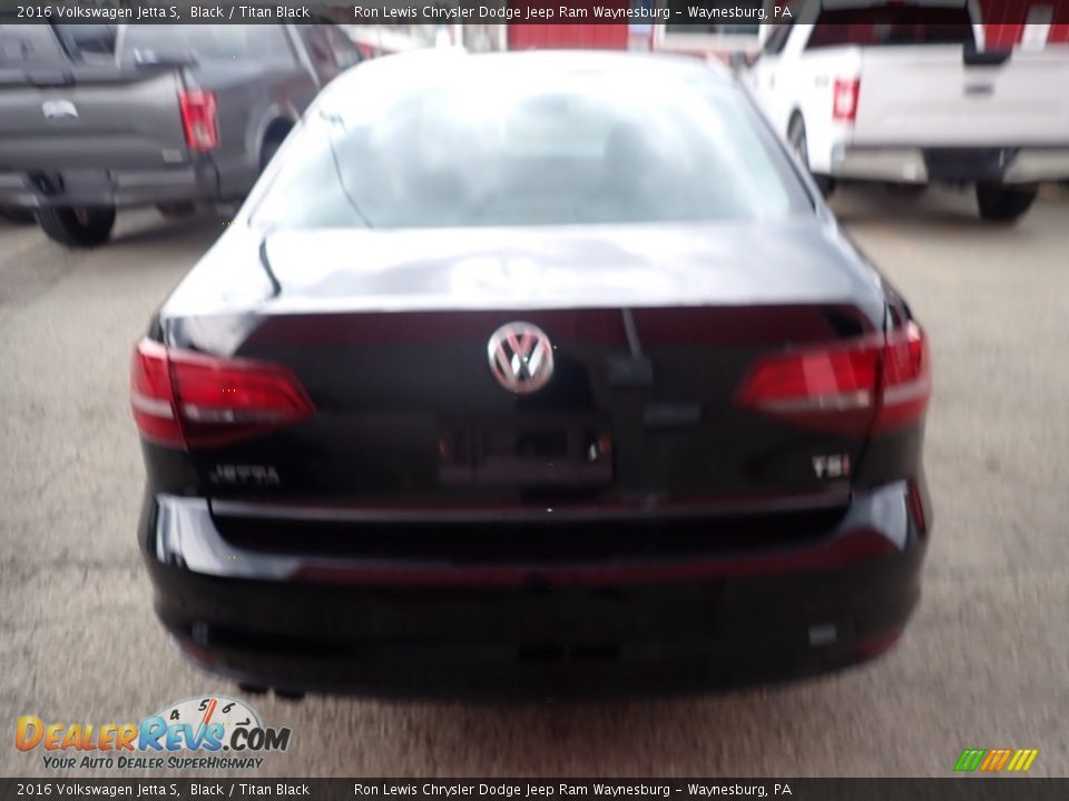 2016 Volkswagen Jetta S Black / Titan Black Photo #5