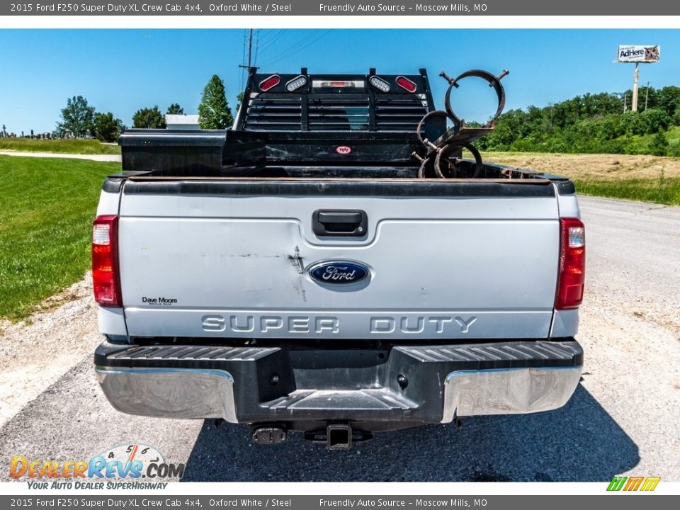 2015 Ford F250 Super Duty XL Crew Cab 4x4 Oxford White / Steel Photo #5