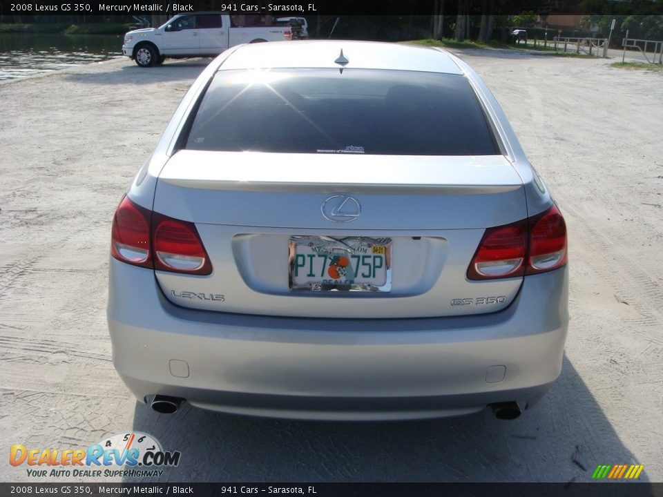 2008 Lexus GS 350 Mercury Metallic / Black Photo #6