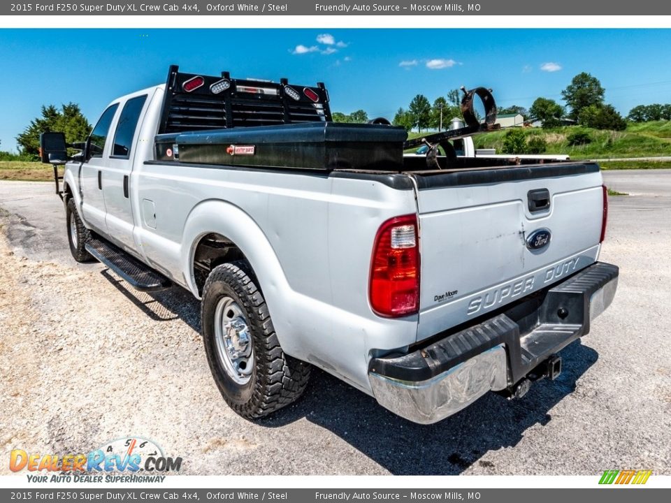 2015 Ford F250 Super Duty XL Crew Cab 4x4 Oxford White / Steel Photo #6