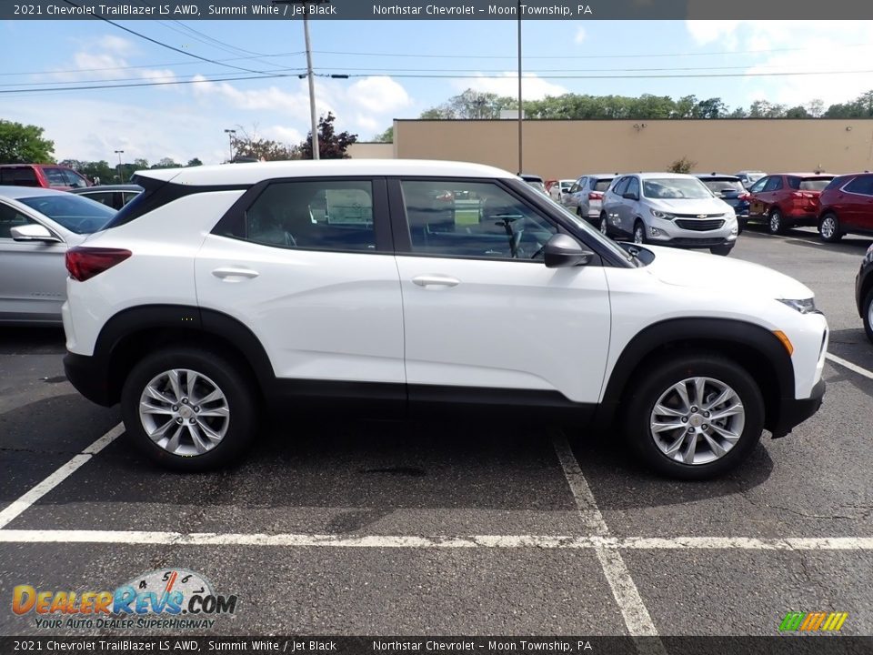 2021 Chevrolet TrailBlazer LS AWD Summit White / Jet Black Photo #6