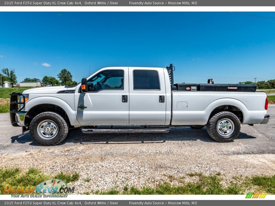 2015 Ford F250 Super Duty XL Crew Cab 4x4 Oxford White / Steel Photo #7