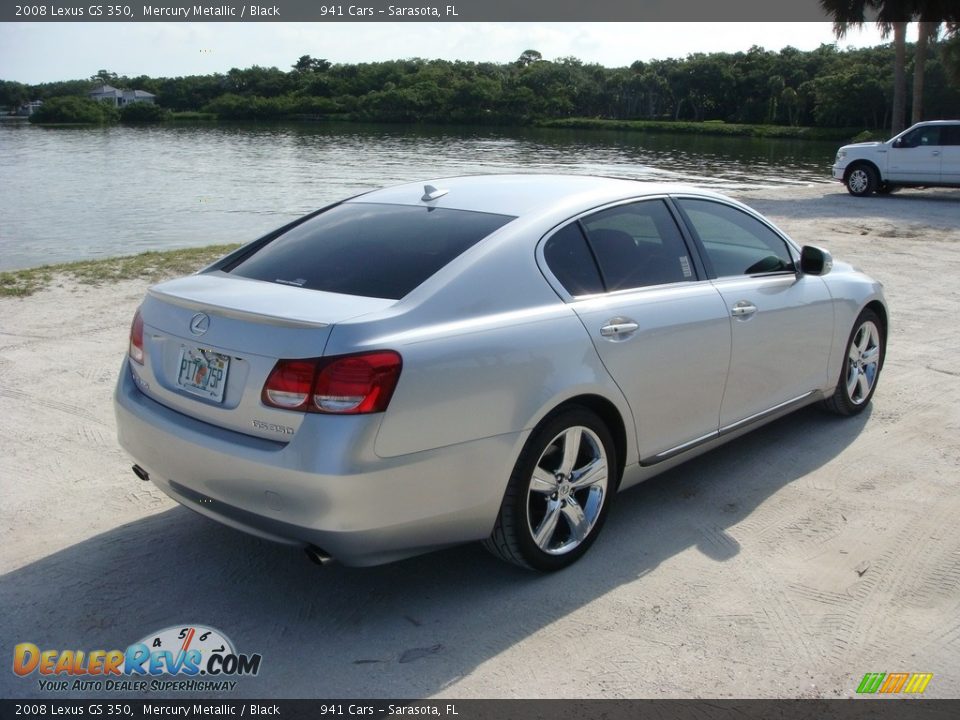 2008 Lexus GS 350 Mercury Metallic / Black Photo #7