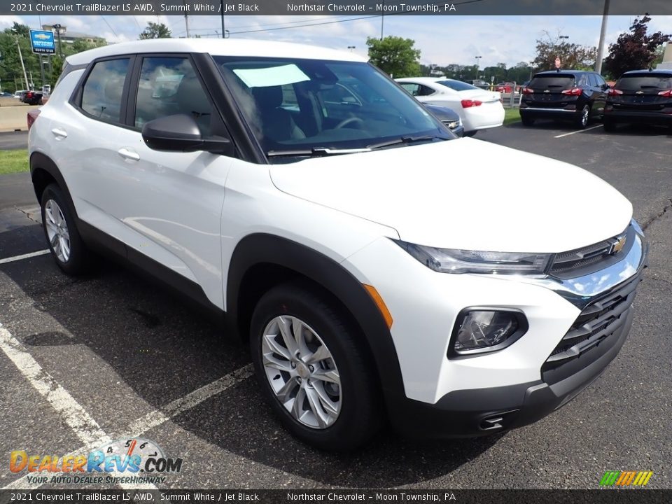 2021 Chevrolet TrailBlazer LS AWD Summit White / Jet Black Photo #7