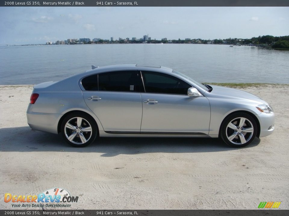 2008 Lexus GS 350 Mercury Metallic / Black Photo #8