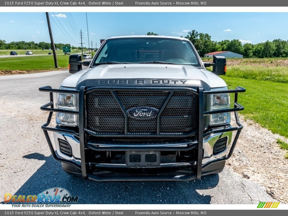 2015 Ford F250 Super Duty XL Crew Cab 4x4 Oxford White / Steel Photo #9