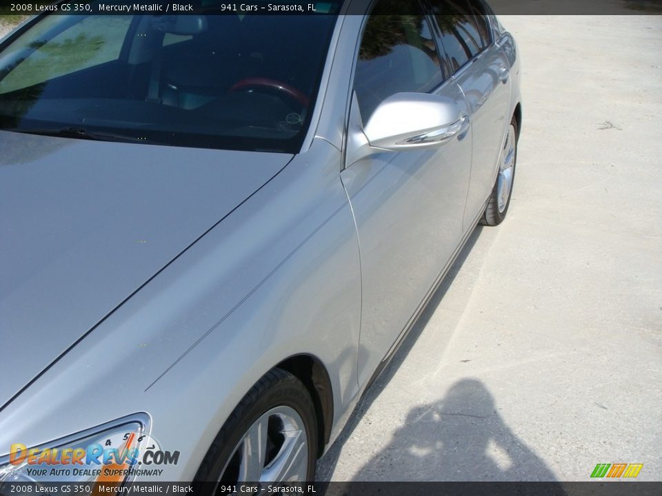 2008 Lexus GS 350 Mercury Metallic / Black Photo #10