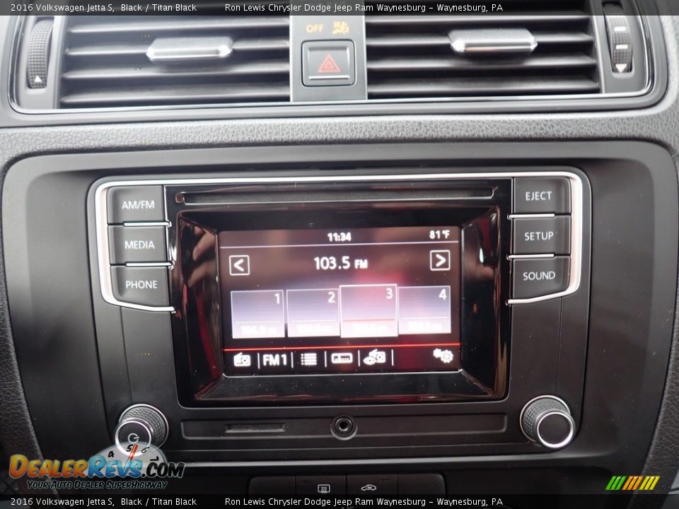 Controls of 2016 Volkswagen Jetta S Photo #16