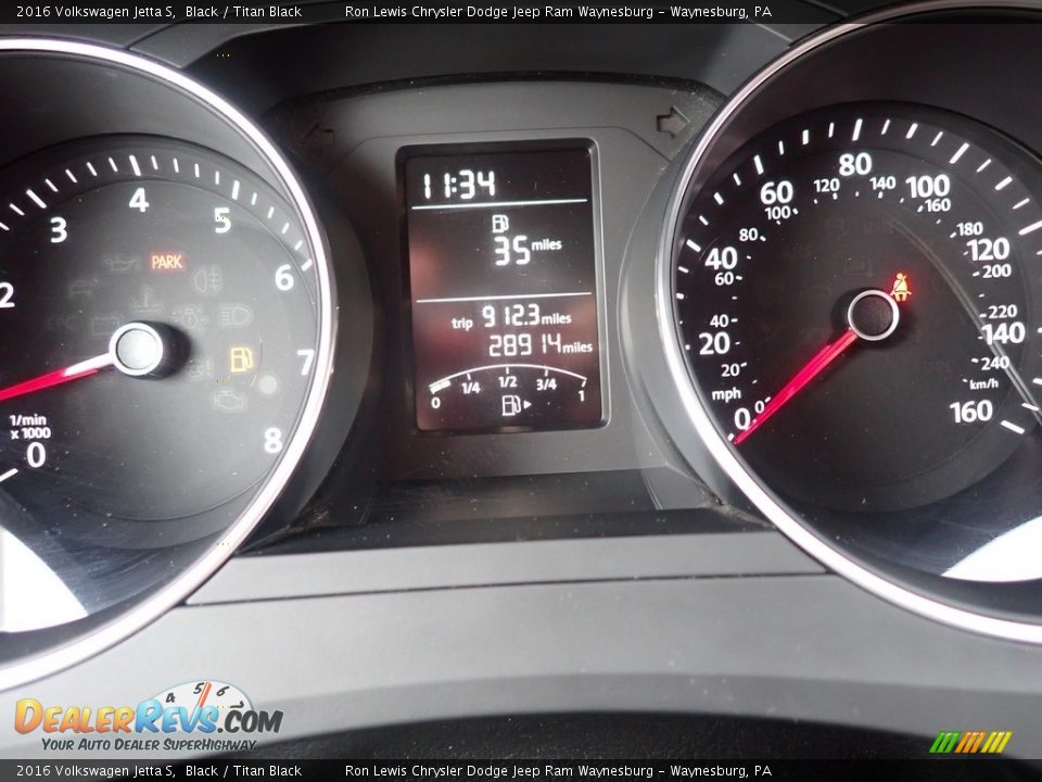 2016 Volkswagen Jetta S Gauges Photo #17