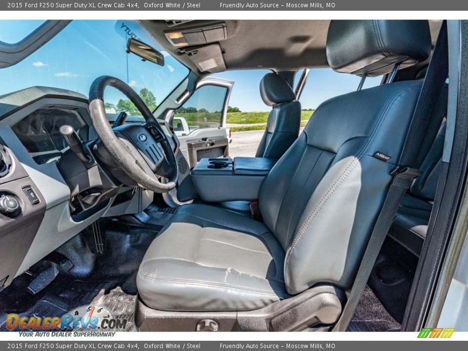 2015 Ford F250 Super Duty XL Crew Cab 4x4 Oxford White / Steel Photo #19