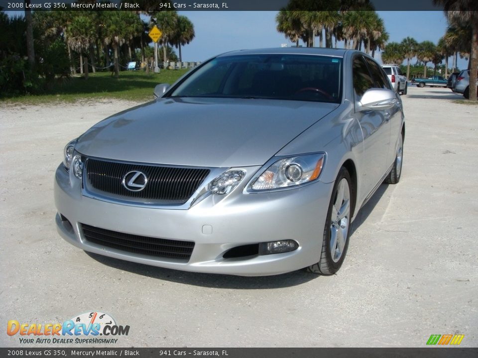 2008 Lexus GS 350 Mercury Metallic / Black Photo #30