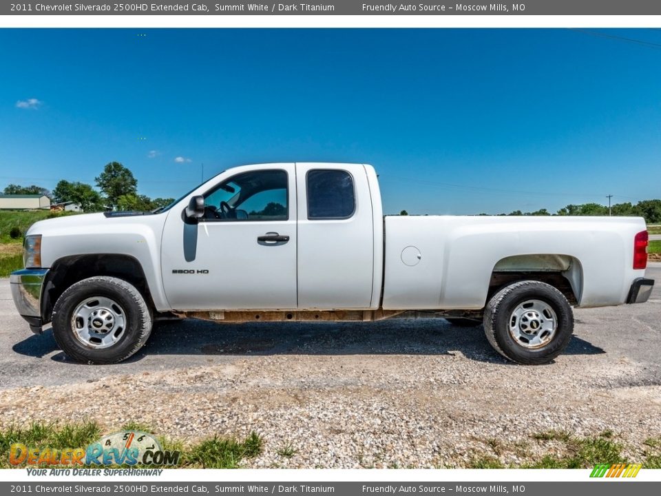 Summit White 2011 Chevrolet Silverado 2500HD Extended Cab Photo #7