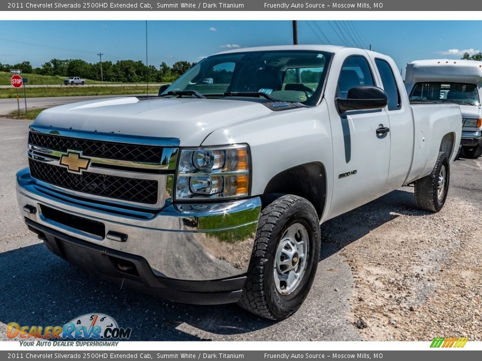 Summit White 2011 Chevrolet Silverado 2500HD Extended Cab Photo #8