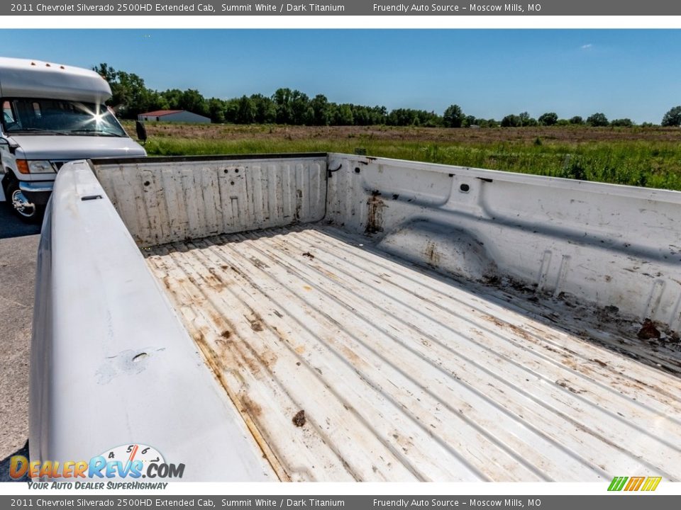 2011 Chevrolet Silverado 2500HD Extended Cab Summit White / Dark Titanium Photo #27