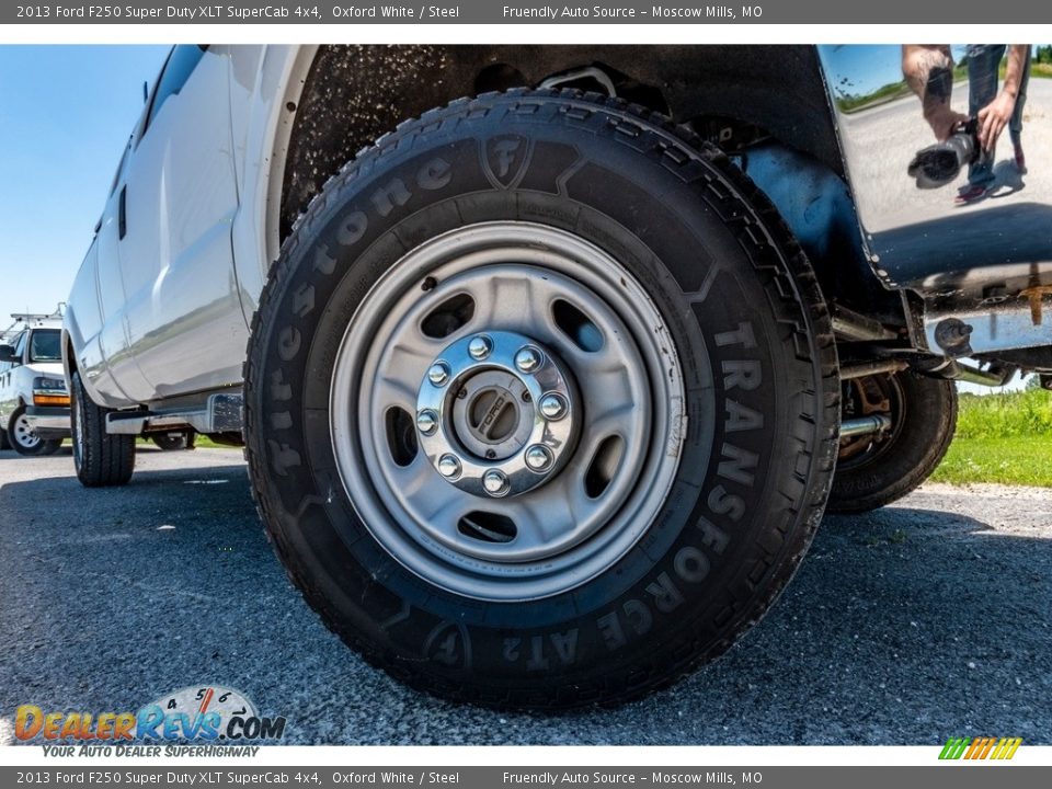 2013 Ford F250 Super Duty XLT SuperCab 4x4 Oxford White / Steel Photo #2