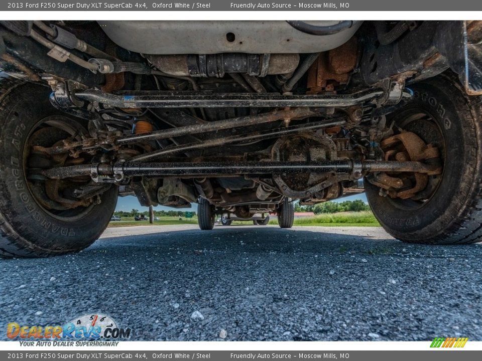 2013 Ford F250 Super Duty XLT SuperCab 4x4 Oxford White / Steel Photo #10