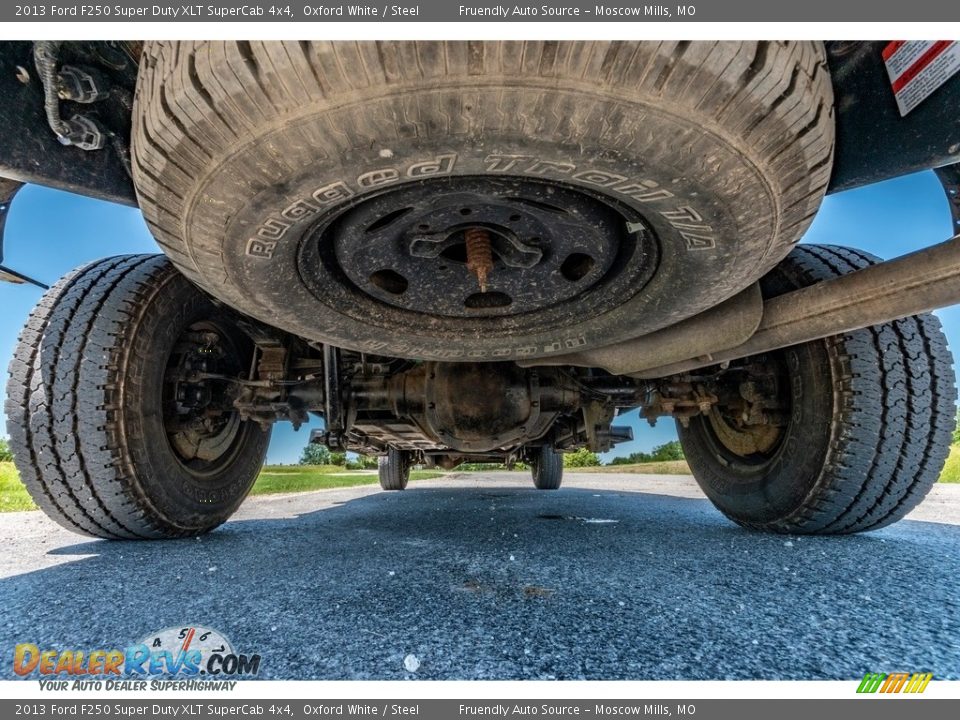 2013 Ford F250 Super Duty XLT SuperCab 4x4 Oxford White / Steel Photo #13