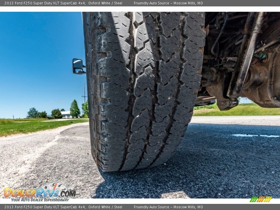 2013 Ford F250 Super Duty XLT SuperCab 4x4 Oxford White / Steel Photo #15