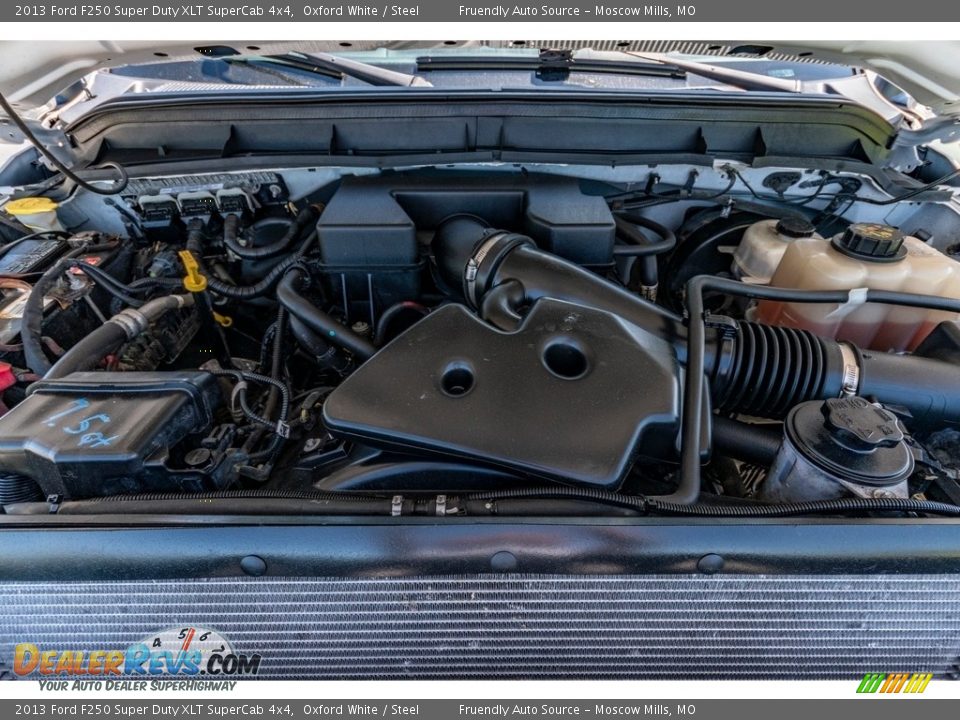 2013 Ford F250 Super Duty XLT SuperCab 4x4 Oxford White / Steel Photo #17