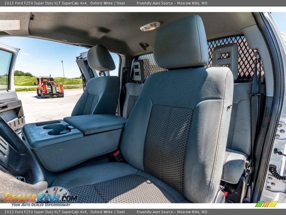 2013 Ford F250 Super Duty XLT SuperCab 4x4 Oxford White / Steel Photo #18