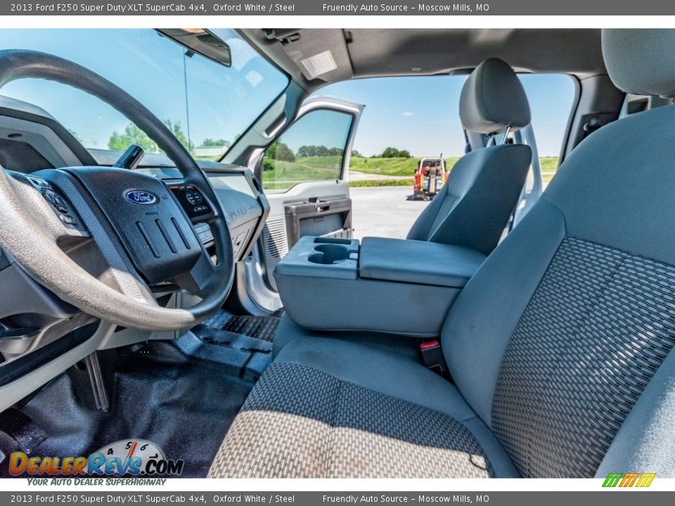 2013 Ford F250 Super Duty XLT SuperCab 4x4 Oxford White / Steel Photo #19