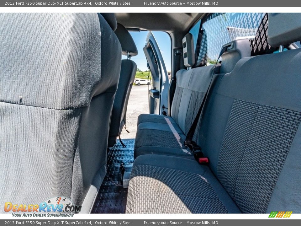 2013 Ford F250 Super Duty XLT SuperCab 4x4 Oxford White / Steel Photo #22